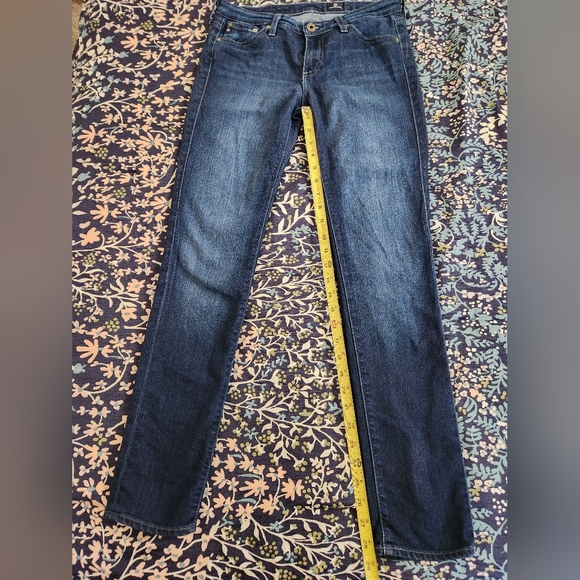 *AG Adriano Goldschmeid Blue Denim Midrise Skinny Jeans Size 28R - Picture 10 of 12